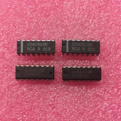 100 Pcs CD4051BE MN4051B HEF4051BP D4051BC Integrated Circuit