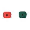 2 Pack DAYJOY Soft Silicone Protective Case Cover Compatible with TAGRY X08 Earbuds, Protective Skin Sleeve with Carabiner (red+Green) view 1