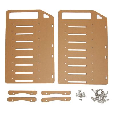 3.5in Hard Drive Bracket, Desktop Transparent Acrylic Hard Drive Bracket, DIY 3.5in Hard Disk Shelf HDD Cage (8 Layers)