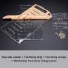 3.5in Hard Drive Bracket, Desktop Transparent Acrylic Hard Drive Bracket, DIY 3.5in Hard Disk Shelf HDD Cage (8 Layers) view 2