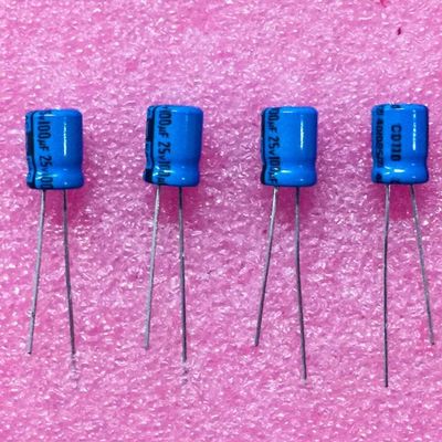 1000 Pcs CD110-100UF-25V CD11-100UF-25V Electrolytic Capacitor