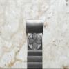 NICKSTON Four Leaf Clover Engraved Band Compatible with Garmin Foretrex 601 701 Quatix 3 6X 7X D2 Tactix 7 Pro Bravo Charlie Delta Silver Stainless Steel Strap S-SR1-A26 (6.5" (165mm) Wrist Size) view 3