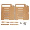3.5in Hard Drive Bracket, Desktop Transparent Acrylic Hard Drive Bracket, DIY 3.5in Hard Disk Shelf HDD Cage (6 Layers) view 1