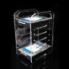 3.5in Hard Drive Bracket, Desktop Transparent Acrylic Hard Drive Bracket, DIY 3.5in Hard Disk Shelf HDD Cage (6 Layers) view 4