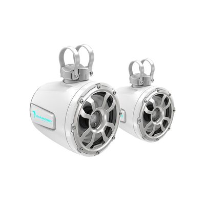 Diamond Audio POD10F4W 10" 200W RMS / 400W Max 2 Way Speaker Tower POD - White (POD10F4W)