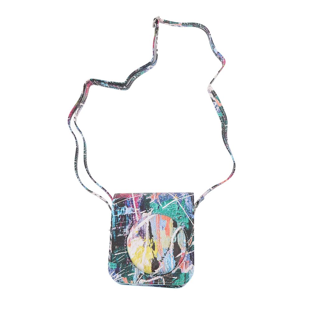 Camera Protective Bag, Camera Case, Soft, AntiScratch, Portable, Fashionable, with Shoulder Strap, Outdoor (Colorful Graffiti)