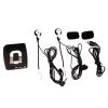 ZEZEFUFU Portable Audio Wired Headset Motorcycle Intercom Host with Headphones Kit Helmet Earphone view 1