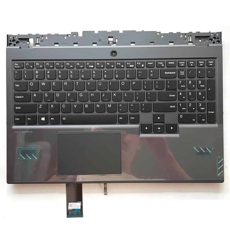 5CB0Z26770 AP1HV000700 New Palmrest Upper Case with US Backlit Keyboard Touchpad NFP for Legion 5-15IMH05H 81Y6 Legion 5-15IMH05 82AU Legion 5-15ARH05H 82B1 Laptop
