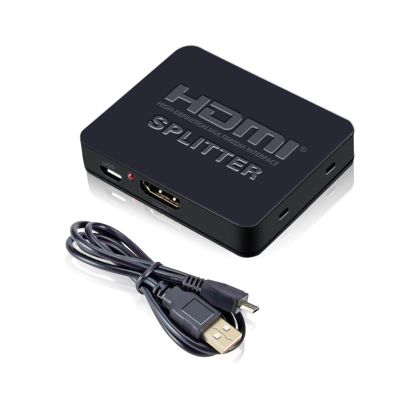 4K HD Splitter 1x24K 1080P HDCP Stripper 3D Power Amplifier for DVD/Blue-ray Players PC Laptop