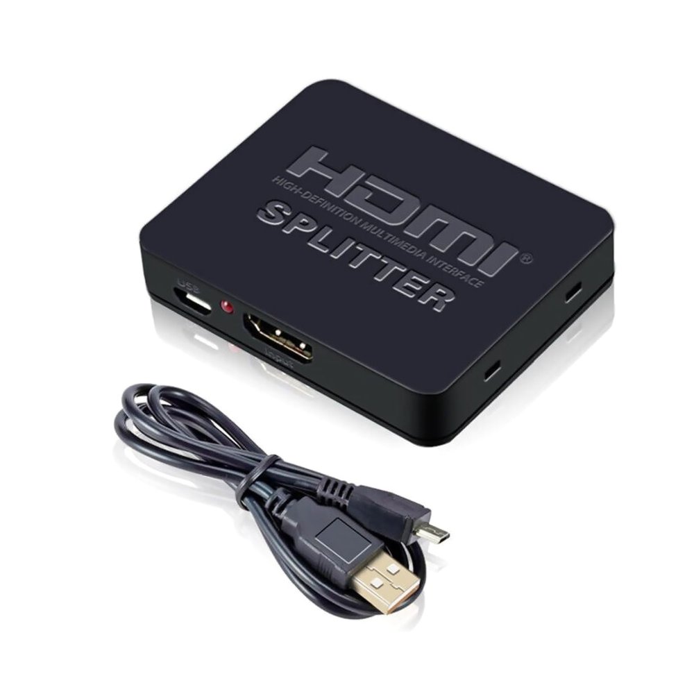 4K HD Splitter 1x24K 1080P HDCP Stripper 3D Power Amplifier for DVD/Blue-ray Players PC Laptop