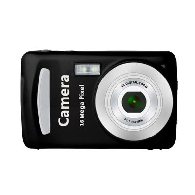 Camera for Photography, Digital Camera, Mini Vlogging Camera with Anti-Shake, 2.4 Inch LCD Screen, 4x Digital Zoom, Continuous Shooting, Professional Video Camera, Cool Stuff Travel Essensials (Black)