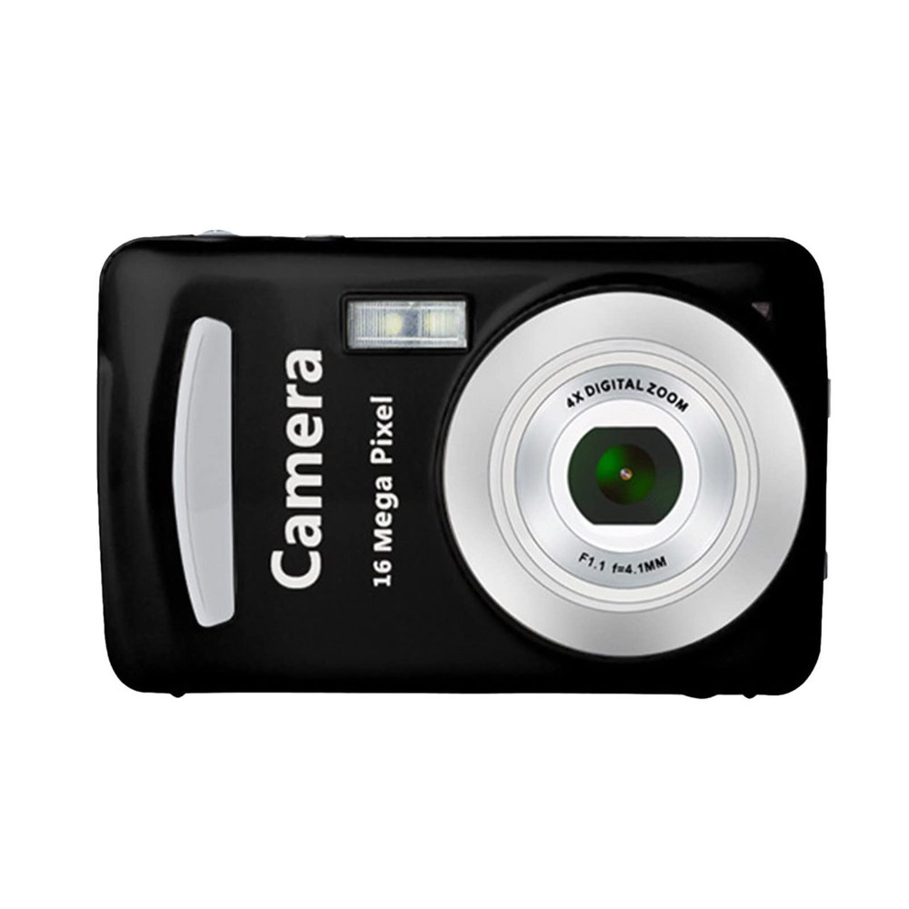 Camera for Photography, Digital Camera, Mini Vlogging Camera with Anti-Shake, 2.4 Inch LCD Screen, 4x Digital Zoom, Continuous Shooting, Professional Video Camera, Cool Stuff Travel Essensials (Black)