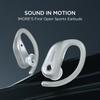 1MORE Fit Open Earbuds S50, Open Ear Wireless Headphones Bluetooth 5.3 with 4 Microphone, Earbuds with Earhooks for Sports Running, IPX7, Fast Charging, 38H-Playtime, Preset EQ Via App, Silver view 2