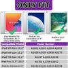 YIHE Kids Case for iPad 10.2 Inch 9th/8th/7th Generation 2021/2020/2019, iPad Pro 10.5 & iPad Air 3, Shockproof Handle Stand Kids Case with Screen Protector for iPad 10.2/10.5 Inch, Purple&Green view 2