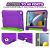 YIHE Kids Case for iPad 10.2 Inch 9th/8th/7th Generation 2021/2020/2019, iPad Pro 10.5 & iPad Air 3, Shockproof Handle Stand Kids Case with Screen Protector for iPad 10.2/10.5 Inch, Purple&Green view 4
