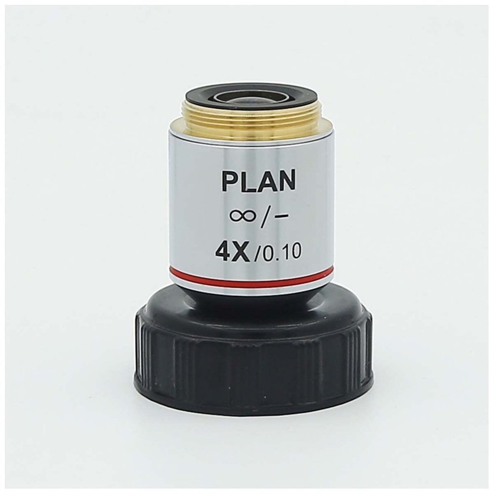 Lab Microscope Slides 20.2mm 4X 10X 40X 100X 20X 60X Biological Microscope Objective Lens Microscope Parts (Color : 4X 10x 40x 100x)