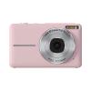 1080P Pink Digital Camera Mini Camera for Photography, Vlogging Camera with Anti-Shake, 44 Million, 16x Digital Zoom, 2.5in LCD Screen, Continuous Shooting, Professional Video Camera, Cool Stuff view 1