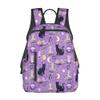 Backpack For Men And Women Laptop Backpack For Business College Travel (Witchy Witch goth black cat mushroom) view 1