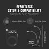 Gooseneck USB Microphone for PC - Plug & Play Computer Mic With Mute Button - Condenser Gaming Microphone - Omnidirectional USB view 4