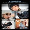 VILTROX PRO 75mm F1.2 Auto Focus Lens for Nikon Z-Mount Camera, Ultra Wide Angle f/1.2 Large Aperture APS-C Prime AF Lens Compatible with Nikon Z-Mount Cameras Z9 Z8 Z7 Z6 Z5 Z50 Z30 ZFC view 2