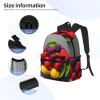 Lightweight Laptop Backpack,Casual Daypack Travel Backpack Bookbag Work Bag for Men and Women-Fresh and juicy Fruit Rainbow view 3