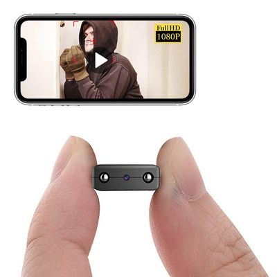 Smallest Wireless WiFi Camera,Concealed Spy Cam with HD1080P Video Recording Live Feed,Baby Monitor with Night Vision,Motion Detection,Cloud Storage,Remote Viewing for Security with iOS Android APP