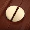 Southst 1 Set Semicircle Solid Brass Cabinet Knobs and Handles Drawer Furnitures Cupboard Wardrobe Knobs Book Cabinet Door Pull view 1