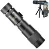 Telescope Gift 4K 10-300X40 Mm Super Telephoto Monocular Telescope with Smartphone Holder Tripod for Beach Travel/a view 1