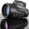 10x42 High Power Life Waterproof BAK4 Prism FMC Lens Monocular Compact with Smartphone Adapter Monocular for Adult Bird Watching, Outdoor Hunting, Travel, Si Monocular Telescope view 3