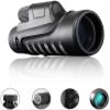 10x42 High Power Life Waterproof BAK4 Prism FMC Lens Monocular Compact with Smartphone Adapter Monocular for Adult Bird Watching, Outdoor Hunting, Travel, Si Monocular Telescope view 4