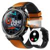 Military Smart Watch for Men with LED Flashlight 1.45 Rugged 3ATM Waterproof Smart Watch with 100+ Sports Modes Fitness Tracker with Heart Rate Sleep Monitor Tactical Smartwatch for iPhone Android view 1