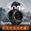 Military Smart Watch for Men with LED Flashlight 1.45 Rugged 3ATM Waterproof Smart Watch with 100+ Sports Modes Fitness Tracker with Heart Rate Sleep Monitor Tactical Smartwatch for iPhone Android view 3