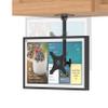Laivli Echo Show 15 Under Cabinet Mount, Easy to Adjust The Height with Thumb Screw, Rotate Tilt Swivel for 15.6" Smart Display, Whole Aluminum Mount for Echo Show 15 (Black) view 1