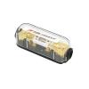 JALYKA 1PCS Car Fever Grade One Out One Pure Copper Gold-Plated Fuse Wire Piece Fuse One-Point Junction Fuse Box Car Audio Modification (Color : Army Green) view 1