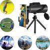 40X60 Monocular Telescope with Smartphone Holder and Stand, High-Power Prism Hand Telescope, BAK4 Prism/Waterproof/HD Lightweight Monocular for Bird-Watching Hunting view 2