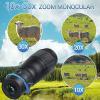 1030-30 Monocular Telescopes, Adult Zoom Adjustable Magnification Monocular Telescope with Cell Phone Holder Stand HD Mini Monocular Telescope Suitable for Bird-Watching Camping Trip view 3