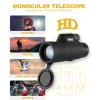 1250 Adult Monocular Telescope, 16.55mmBAK4 Prism HD Waterproof Monoculars Suitable for Bird Watching Hiking Camping view 3