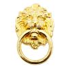 Southst 1x Antique Shape Single Hole Jewelry Chest Box Cabinet Cupboard Dresser Drawer Door Handle Pull Knob Ring - (Color: Gold 42x67MM) view 1