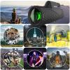 1242 Monocular Telescope with Smartphone Stand Stand High Power HD Bifocal Portable Monocular Waterproof Anti-Fog BAK4 Prism Monocular for Bird-Watching Travel Hiking view 3