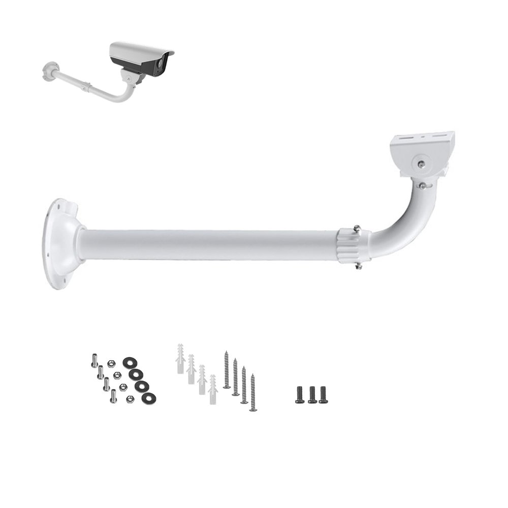 WiTi CCTV Security Camera Mount Bracket, 40CM-60CM Adjustable Wall and Ceiling Mount Bracket for CCTV IP Camera,Metal Pole Mount