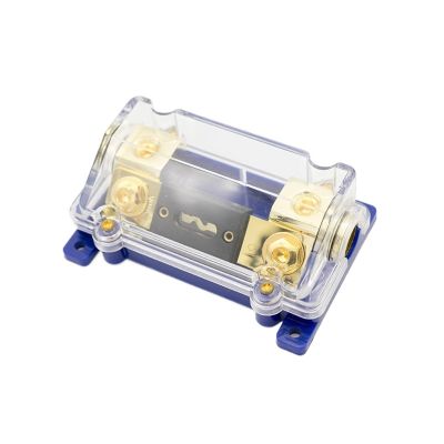 JALYKA 12V 1 in 1 Out Truck Car Audio Stereo Amp Amplifier Breaker Zinc Alloy Gold Plating Fuse Holder 80A/100A/150A/200A/250A/300A (Color : 80A)