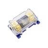 JALYKA 12V 1 in 1 Out Truck Car Audio Stereo Amp Amplifier Breaker Zinc Alloy Gold Plating Fuse Holder 80A/100A/150A/200A/250A/300A (Color : 80A) view 3