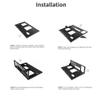 Gaming Computer Case, New Open Computer Chassis Case Rack for Motherboards, Heat Dissipation DIY Open Chassis Case (ATX) view 4