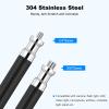 Soonpho 50 inch Extension Grip Boom Arm for Heavy Duty C Stand,Solid Grip Pole with 1/4 & 3/8 Thread for Softbox,Reflector,Umbrella,Flags, Diffusion and Other Studio Photography Equipments(Black) view 2