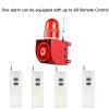 Y DIANS S Outdoor 500m Wireless Remote Control Alarm Siren Waterproof Strobe Light with Adjustable 120dB Horn 12 Tones 4 Remote AC100-120V YS-01HY-500 view 4