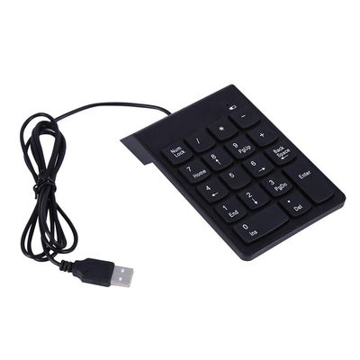 HOHXFYP USB Numeric Keypad,Mini Plug-and-Play 18-Key Numpad, Spill Resistant ABS Compact USB Number Pad Compatible with for 95/NT/ME/2000/Vista/7.0/8.0