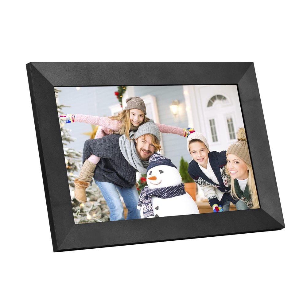 Camnoon 8 Inch Smart WiFi Photo Frame Digital Picture Frame Photo Album IPS Touch-Screen 1280 * 800 Photo 1080P Video 16GB Storage Auto Rotation Photo Sharing via APP