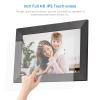 Camnoon 8 Inch Smart WiFi Photo Frame Digital Picture Frame Photo Album IPS Touch-Screen 1280 * 800 Photo 1080P Video 16GB Storage Auto Rotation Photo Sharing via APP view 3