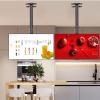 THEGA TV Wall Mount Ceiling Mount Tv Bracket - Adjustable TV Mount Bracket, Fits 39-85inch TVs, Telescoping Tilt and Swive, Max VESA 600x400mm, with Loading 176 Lbs view 4