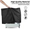 CaSZLUTION Computer CPU Dust Cover for Mid-Tower PC Case, Antistatic Water Resistant Desktop Host Protector Sleeve with Adjustable Elastic Cord - 10.0W x 19.6H x 24.8D Inch view 3